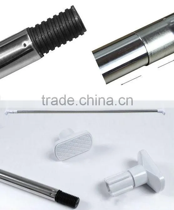 Telescopic straight stainless steel shower curtain rod/curtain rod for bath room