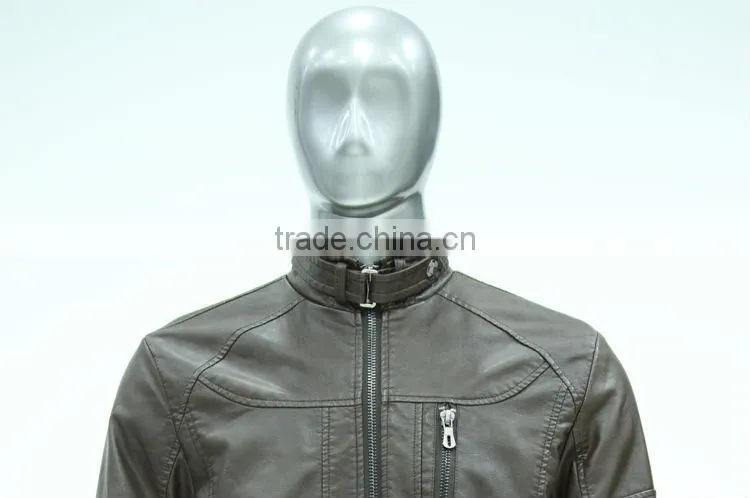 High quality Brown Leather Jacket for men