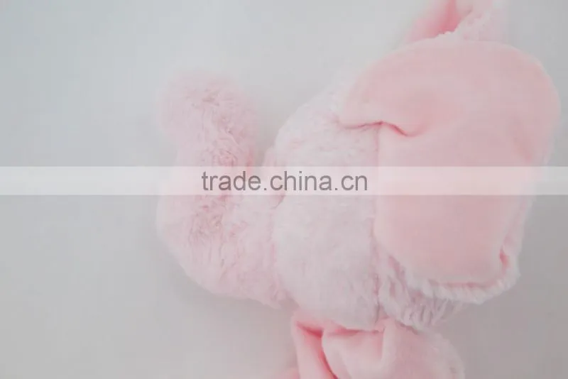 Retail Cheap Baby Product Coral Fleece Push Elephant Toy Baby Soft Blanket