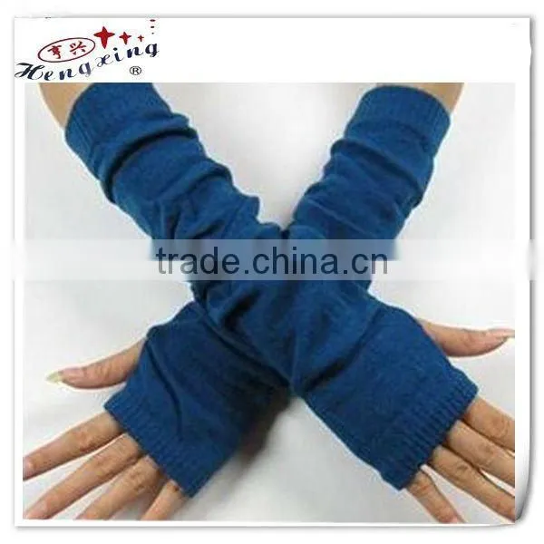 Coffee easy knitted winter glove