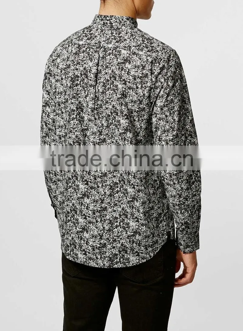 2016 latest design vintage floral shirt