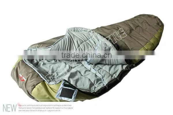 Mummy design sleeping bag