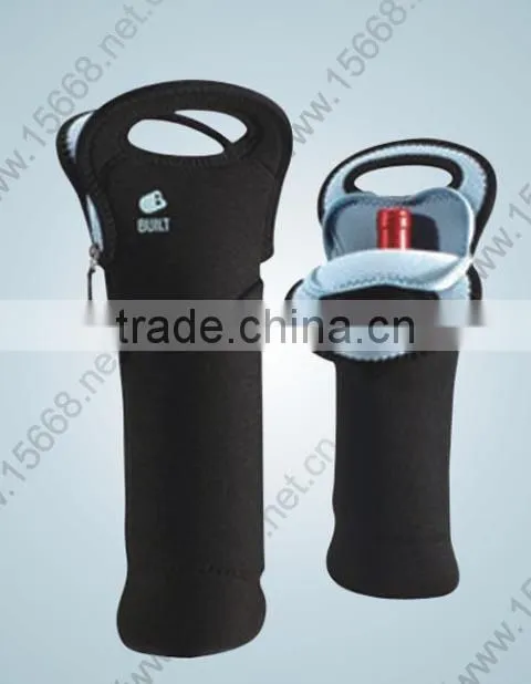 GR-B0135 custom unique design neoprene wine bottle sleeve