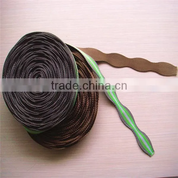 Jacquard wide and narrow webbing