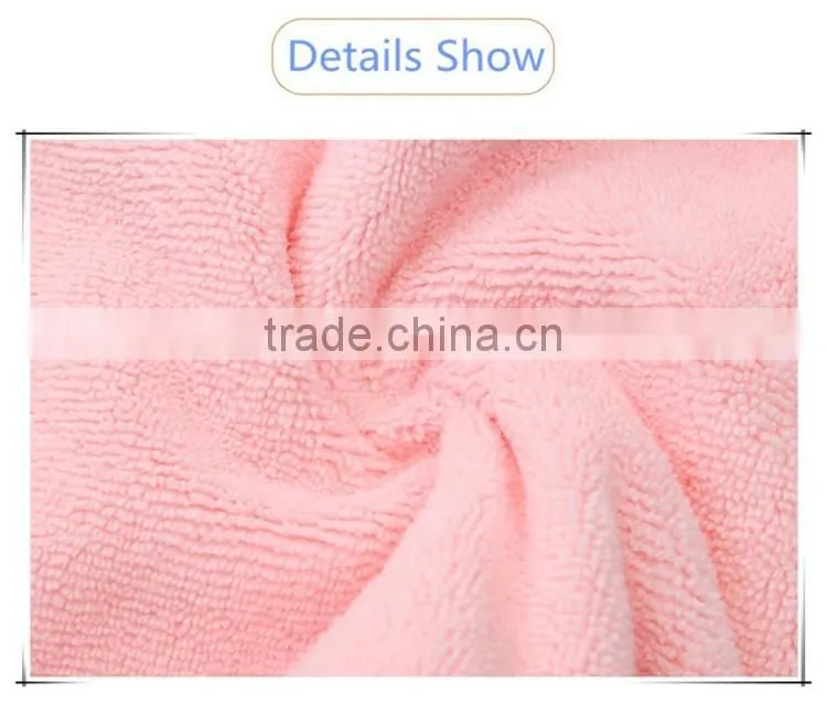 Embroidered logo turbie twist hair towel microfiber