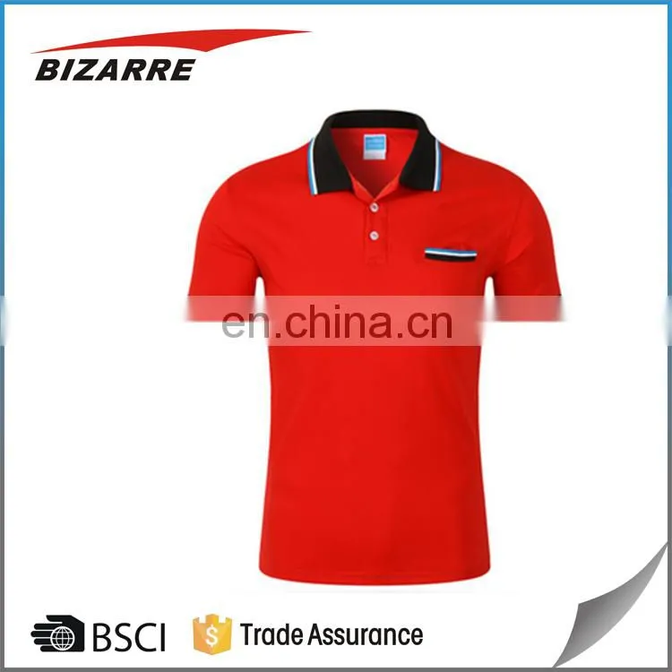 Racing team essential dry fit sports running polo shirt