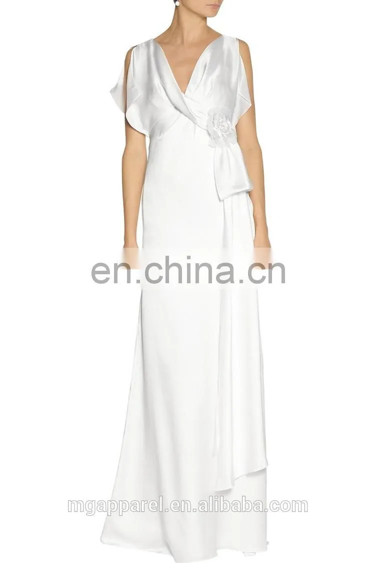 Hot selling evening dress 2015 party long dress,silk-satin gown