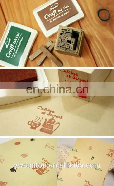 Hot Sale High Quality Inkpad Suitable for Wood Paper Cloth Fingerprint ink pad