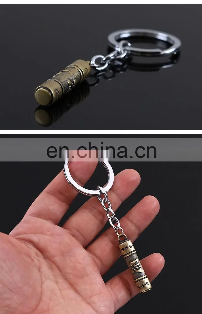 Naruto Scroll Key Chain Bronze Wholesale Hot New Anime Key Chain Naruto Key Chain