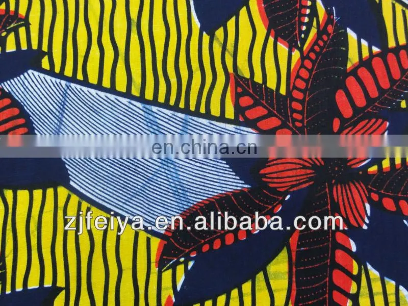 2014 new design 100% cotton high quality African wax printed fabric