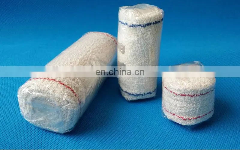 Spandex Elastic Crepe Bandage With Blue Thread