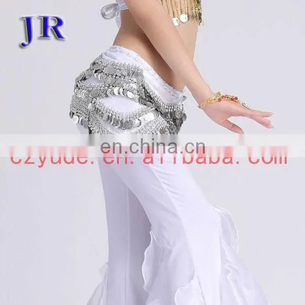 Cheap 400 coins belly dance hip scarf with silver coins Y-2008#