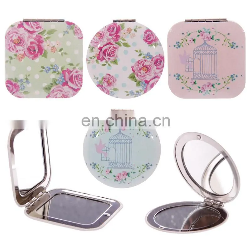 Custom personalized compact mirror
