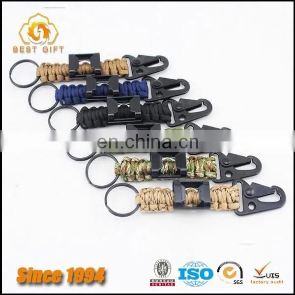 Multifunctional Tactical Umbrella Rope Weaving Climbing Carabiner