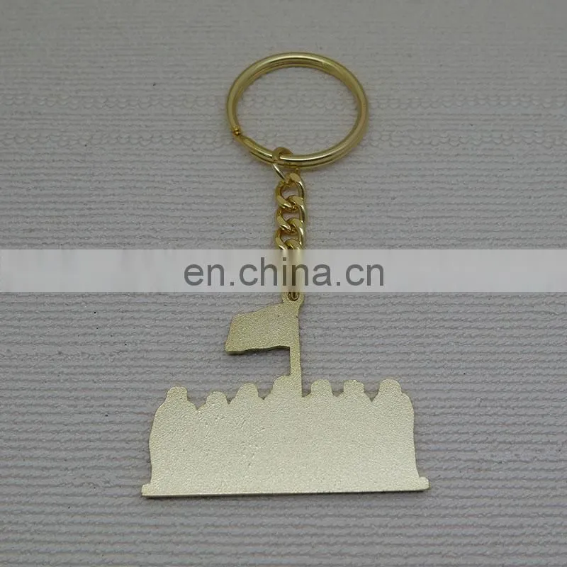 New Design Wholesale Custom London Key Shape Key Ring