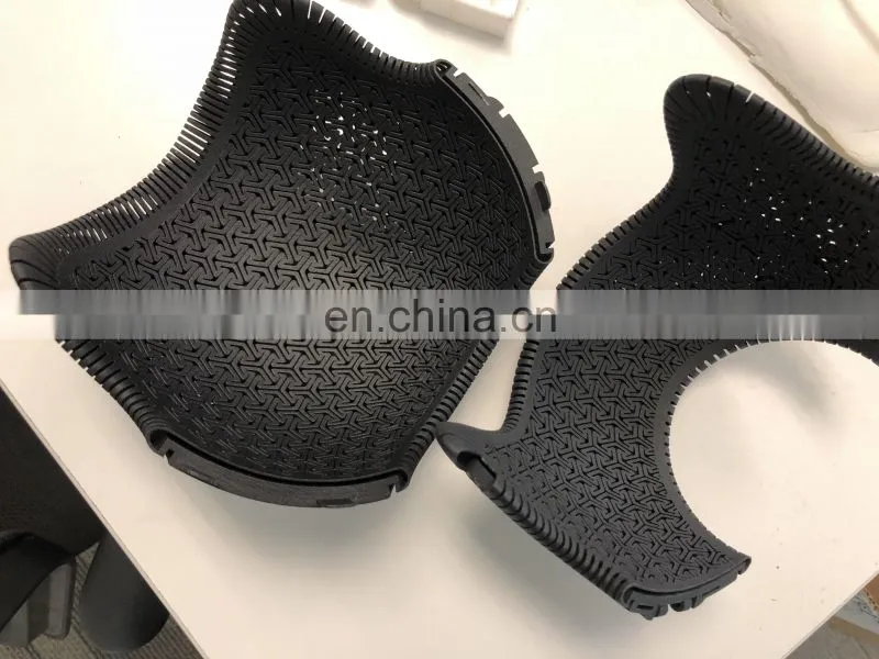 High Strength Nylon Machining Multi Jet Fusion Nylon PA12 PA11 3D Printing Parts instead of Injection
