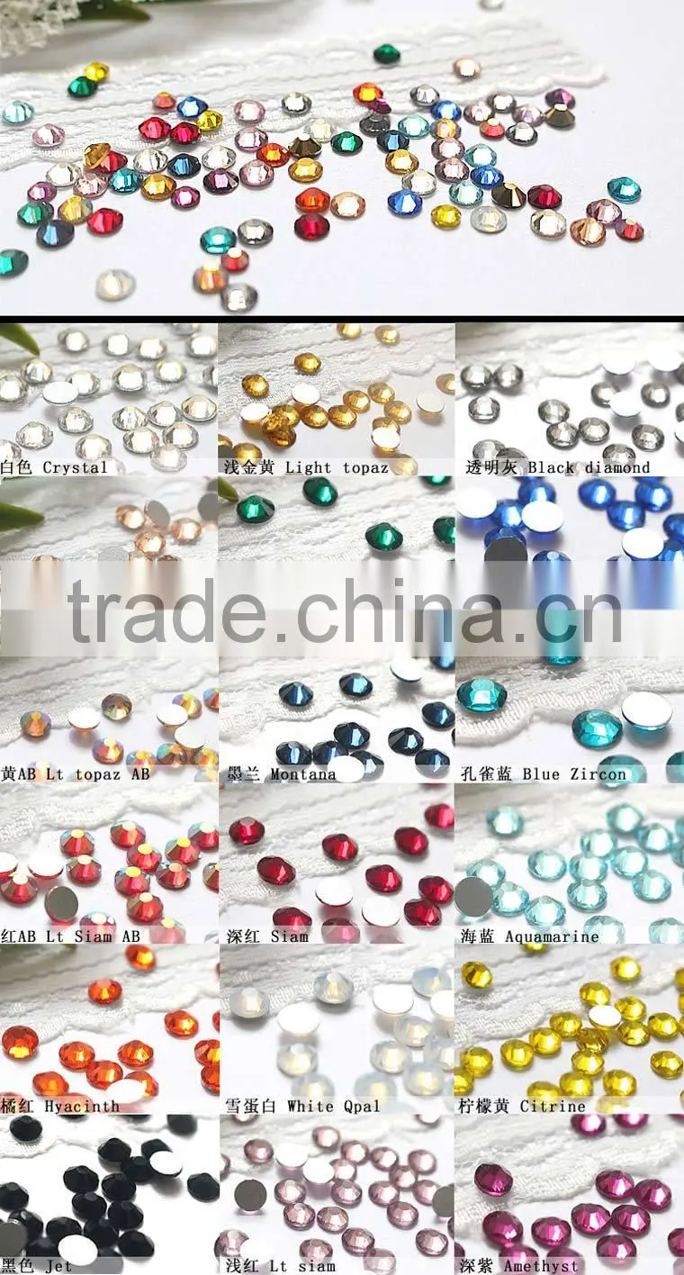 W0829 China High Quality crystal foil back rhinestone;crystal rhinestone foil back;foil back crystal rhinestone