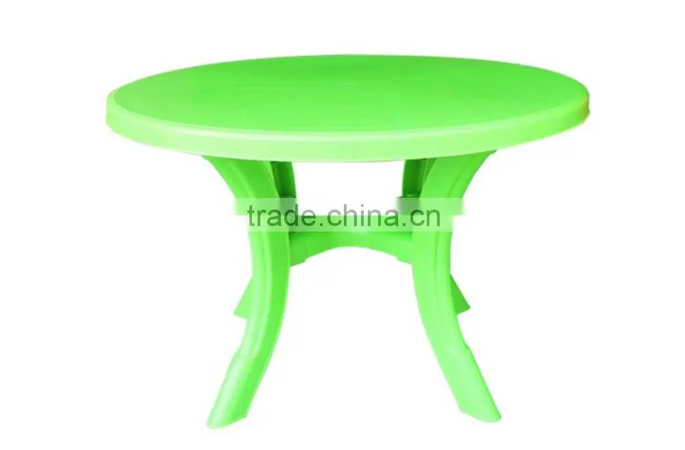 Popular removable round plastic dining table