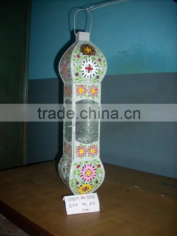 Unique T Lite Metal Garden Lantern