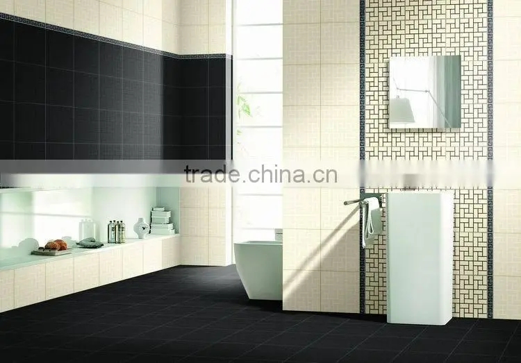 grid shape floor and wall ceramic tiles