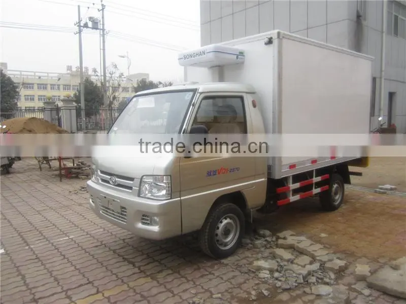 Foton 1ton mini refrigerator truck