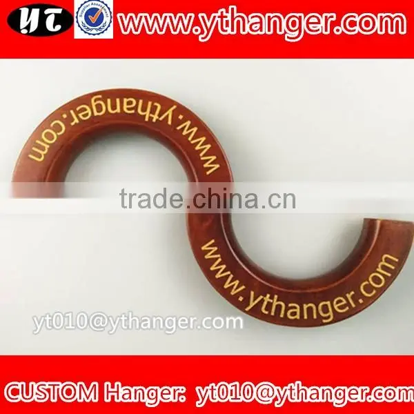 YY0536 custom logo wooden scarf ring trousers ring for jeans