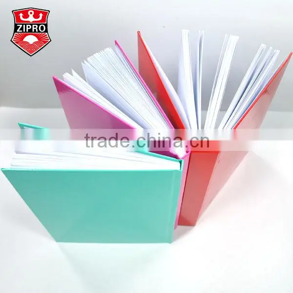 Hardcover grey cardboard with art paper notebook