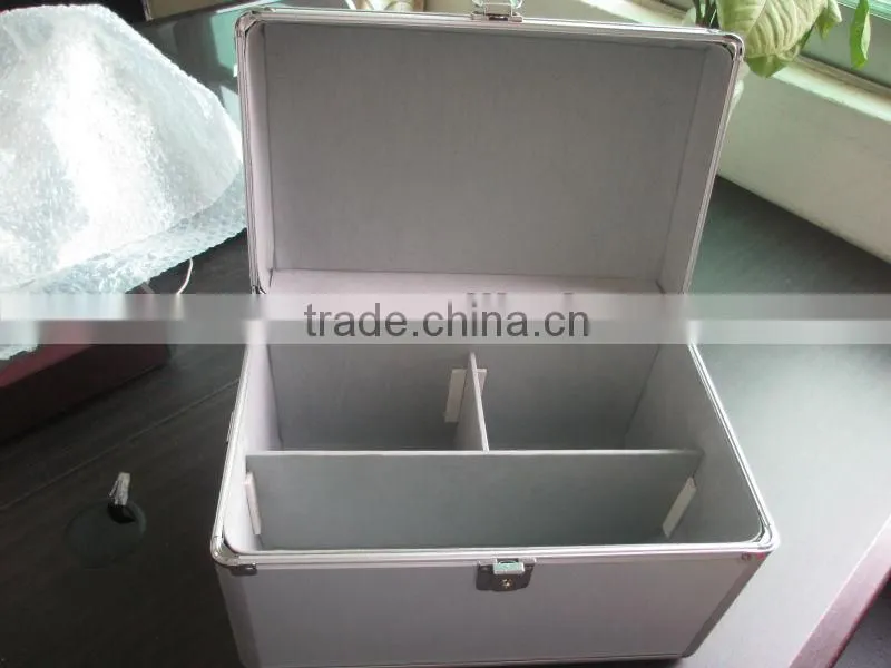 aluminum alloy digital camera tool with safe lock and high density foam lining