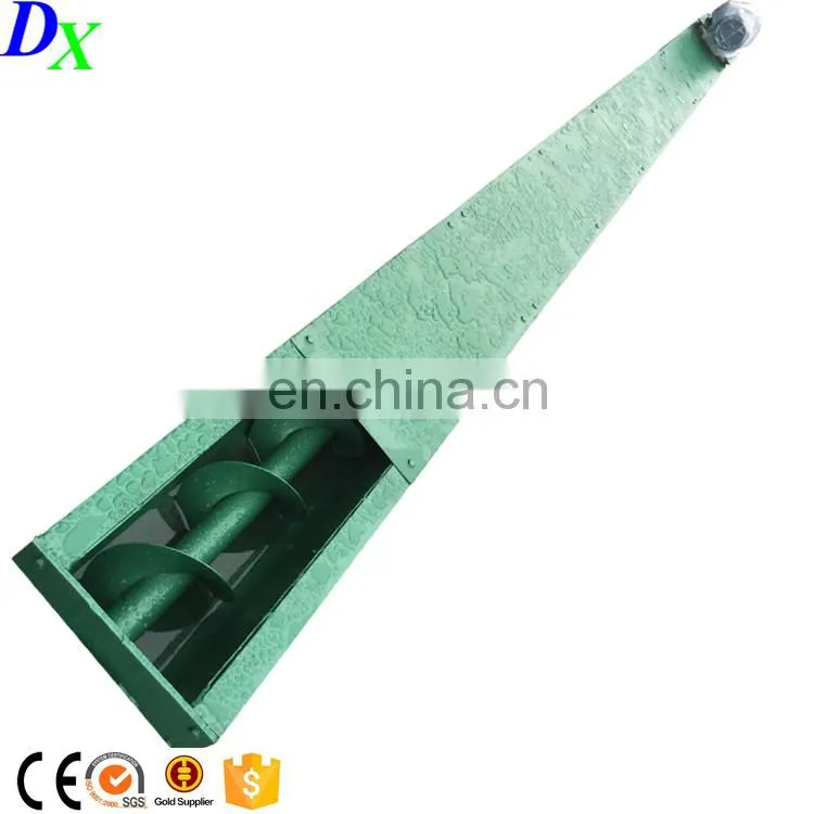 customized long working time good quality sawdust screw conveyor