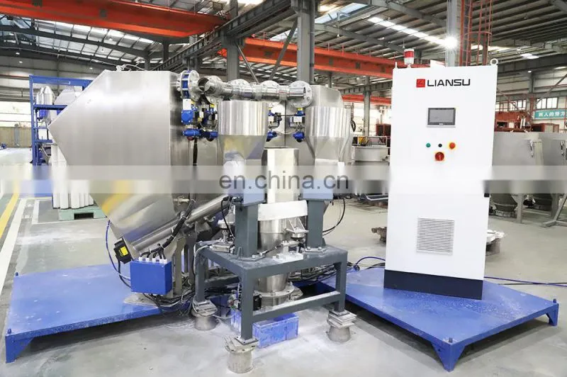 Liansu industrial weighing scale powder industrial dosing mixer blender