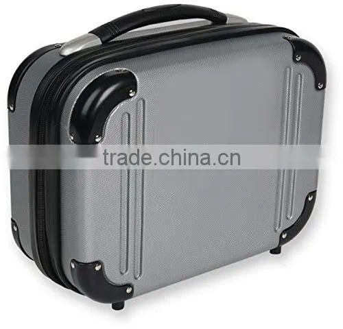 Grey Molded ABS polycarbonate Double Pistol Case,gun travel carrying case