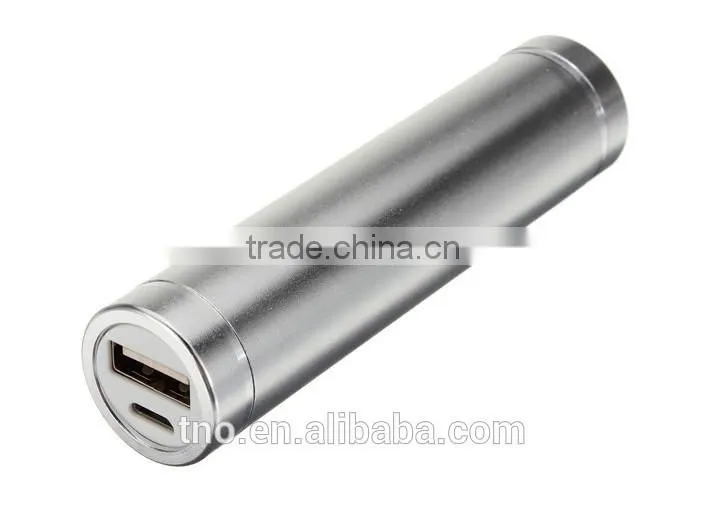 Custom round lipstick power bank 2600mah