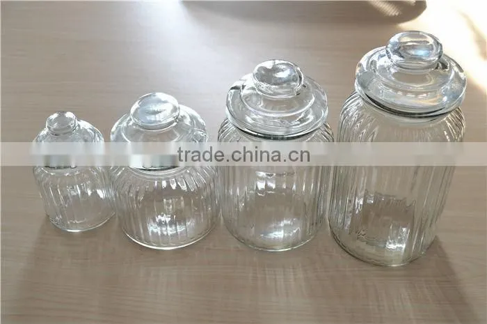 tall clear food container glass jar