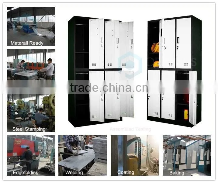 Steel Material Office Furniture Locker Cold Rolled Steel Lockers For Changing Room General Use Steel Staff Locker