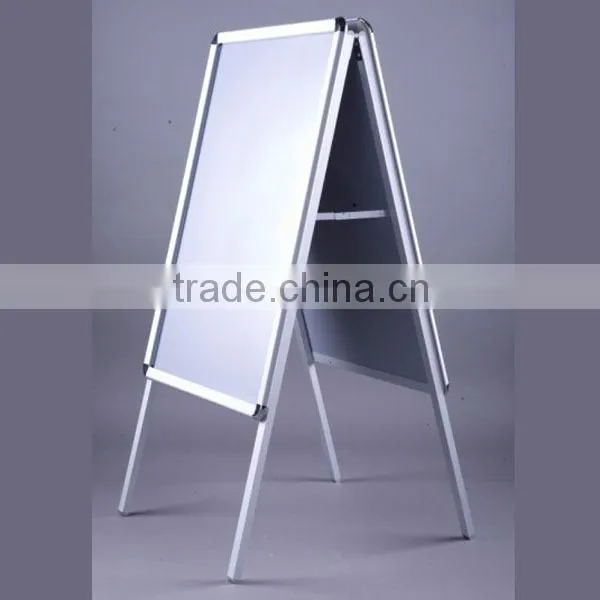 Aluminum Poster Stand,Double Sided Floor Standing Poster Frame