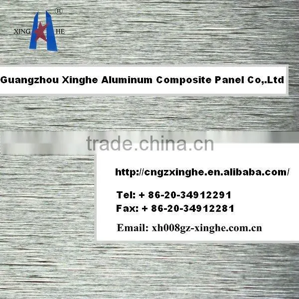 PE/PVDF aluminium plastic sandwich panels