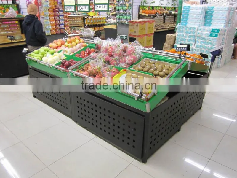 APEX supermarket vegetable and fruit display shelves/fruit vegetable shelf/fruit vegetable display rack