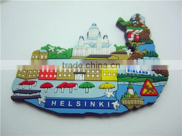 Dead sea 3D PVC fridge magnet