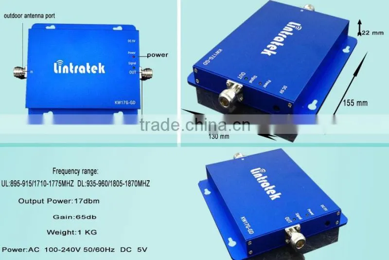 3G/ W-CDMA/GSM 2100MHz Mobile Phone Signal Repeater Booster Amplifier for week signal place