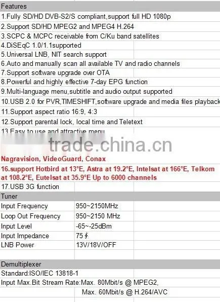 hot selling dvb s2 full hd internet sharing dvbs2 iptv g9 satellite tv receiver