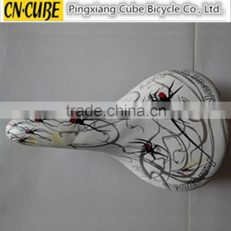 custom bicycle saddle ,PU steel colorful mountain bicycle saddle