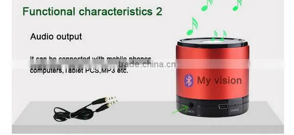 Customized useful mini bluetooth speaker metal mesh