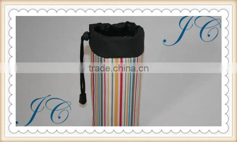 Fashion popular style water bottle cooler sleeve with the string for promotion
