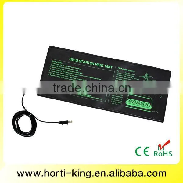 Heat controled hydroponic heat mat germination box