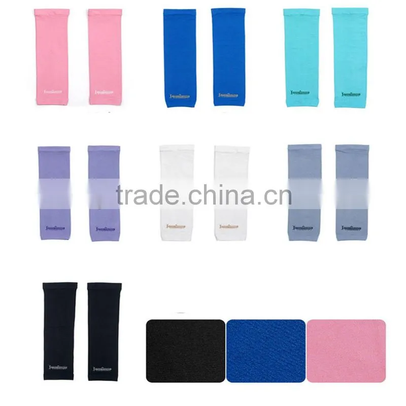 Black Sports Protection Basketball pro Tennis Golf Cycling Muscle Top Skin Arm Sleeves