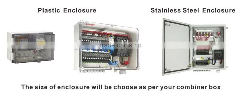 PV Combiner Boxes for 2 strings solar panel