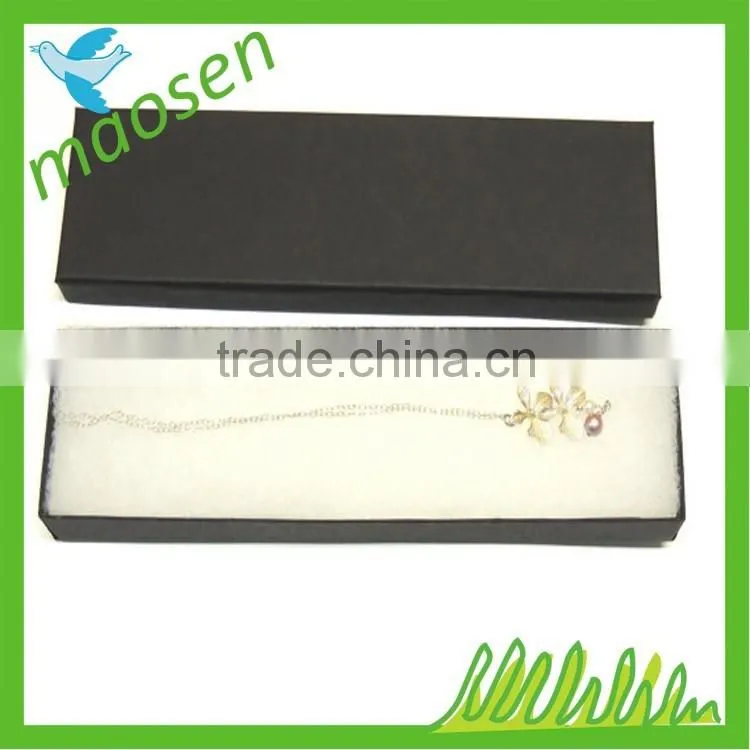 custom logo printing cardboard packaging paper box magnetic necklace gift box for jewelry wholesales