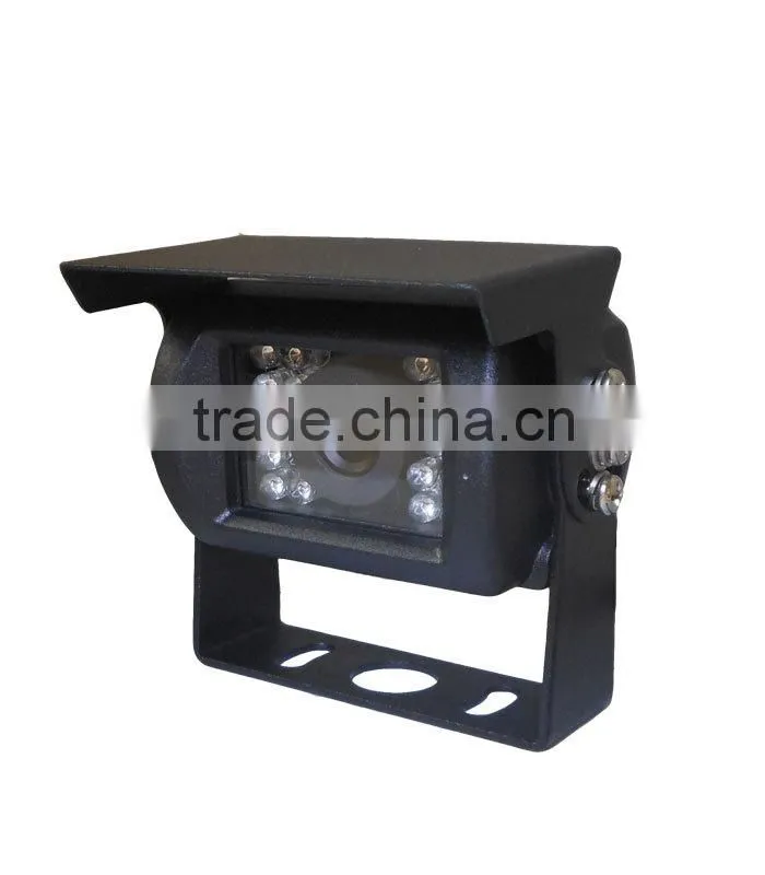 Metal Case Waterproof IR Lights Front And Rear View Truck Camera With Video And Audio