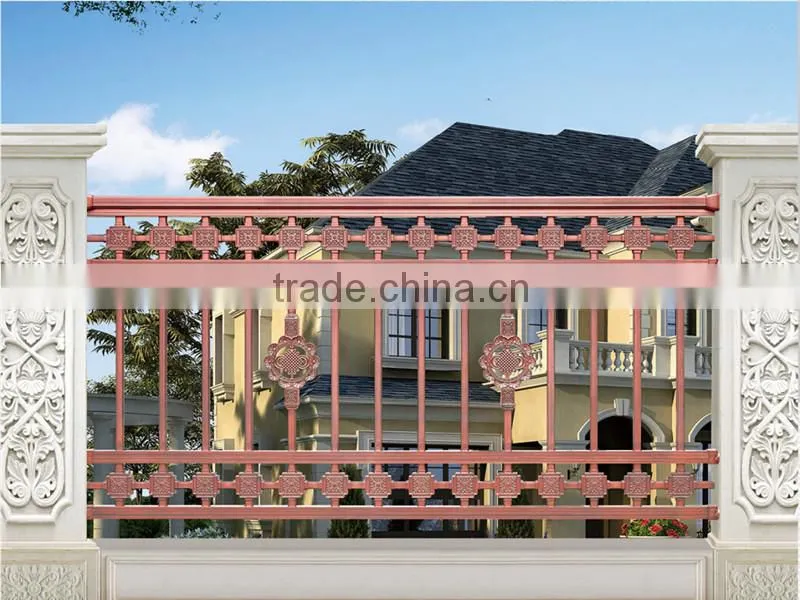 AJLY-805 Powder coating Anti-rust Aluminum veranda fencing/porch fence/ balcony railing made in china