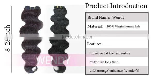 2013 fashional 100% virgin wholesale Top grade real virgin brazilian hair